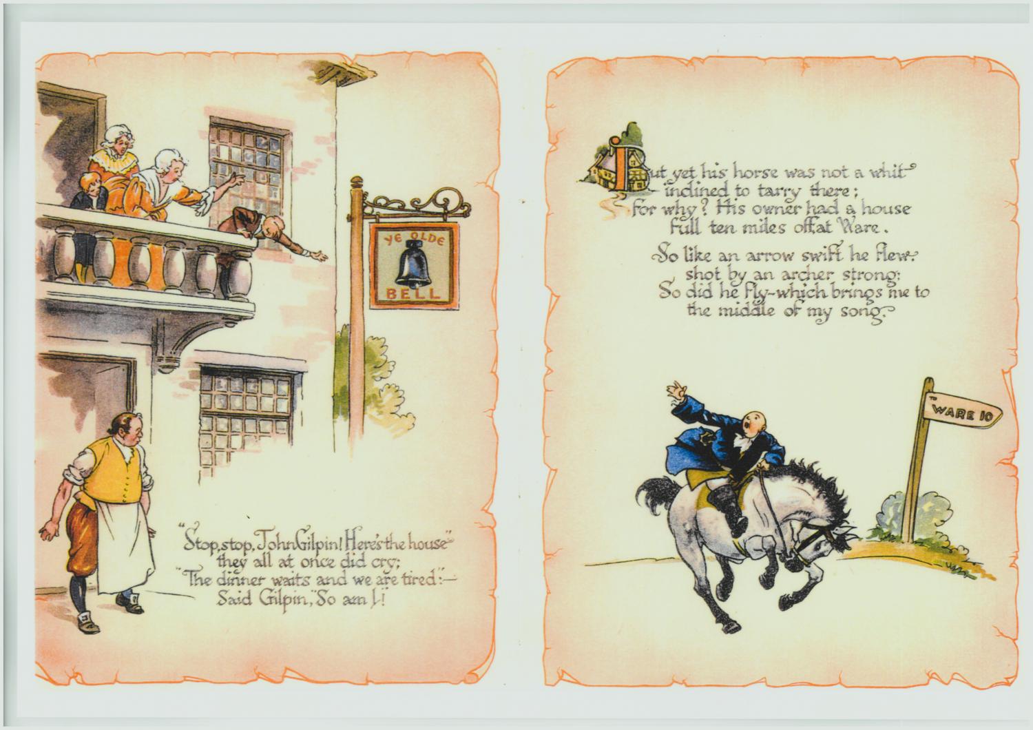 A DIVERTING HISTORY OF JOHN GILPIN. Ware Museum.  - Gallery -  The Hertfordshire Heritage Fund