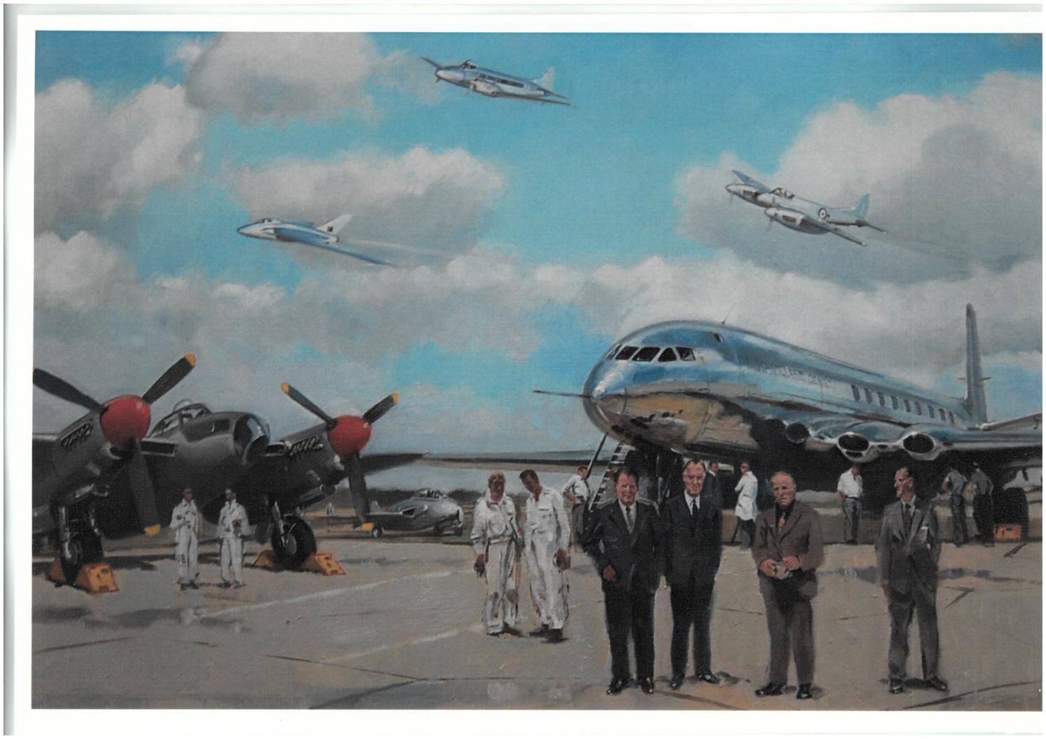 A LOST HERITAGE de Havillands by Edmund Miller. c1950. Welwyn Hatfield Museum Service.  - Gallery -  The Hertfordshire Heritage Fund