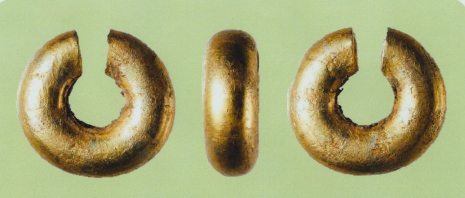 GOLD PENANNULAR RING Bronze Age find. Much Hadham Forge Museum.  - Gallery -  The Hertfordshire Heritage Fund
