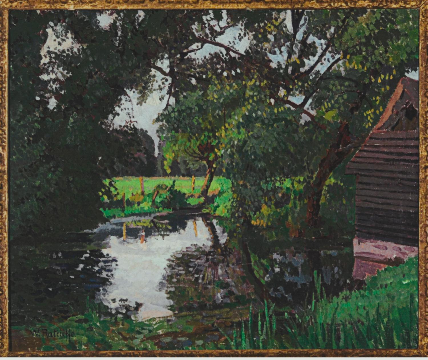 REFLECTIONS, ICKLEFORD c1920. By William Ratcliffe. North Hertfordshire Museum.  - Gallery -  The Hertfordshire Heritage Fund